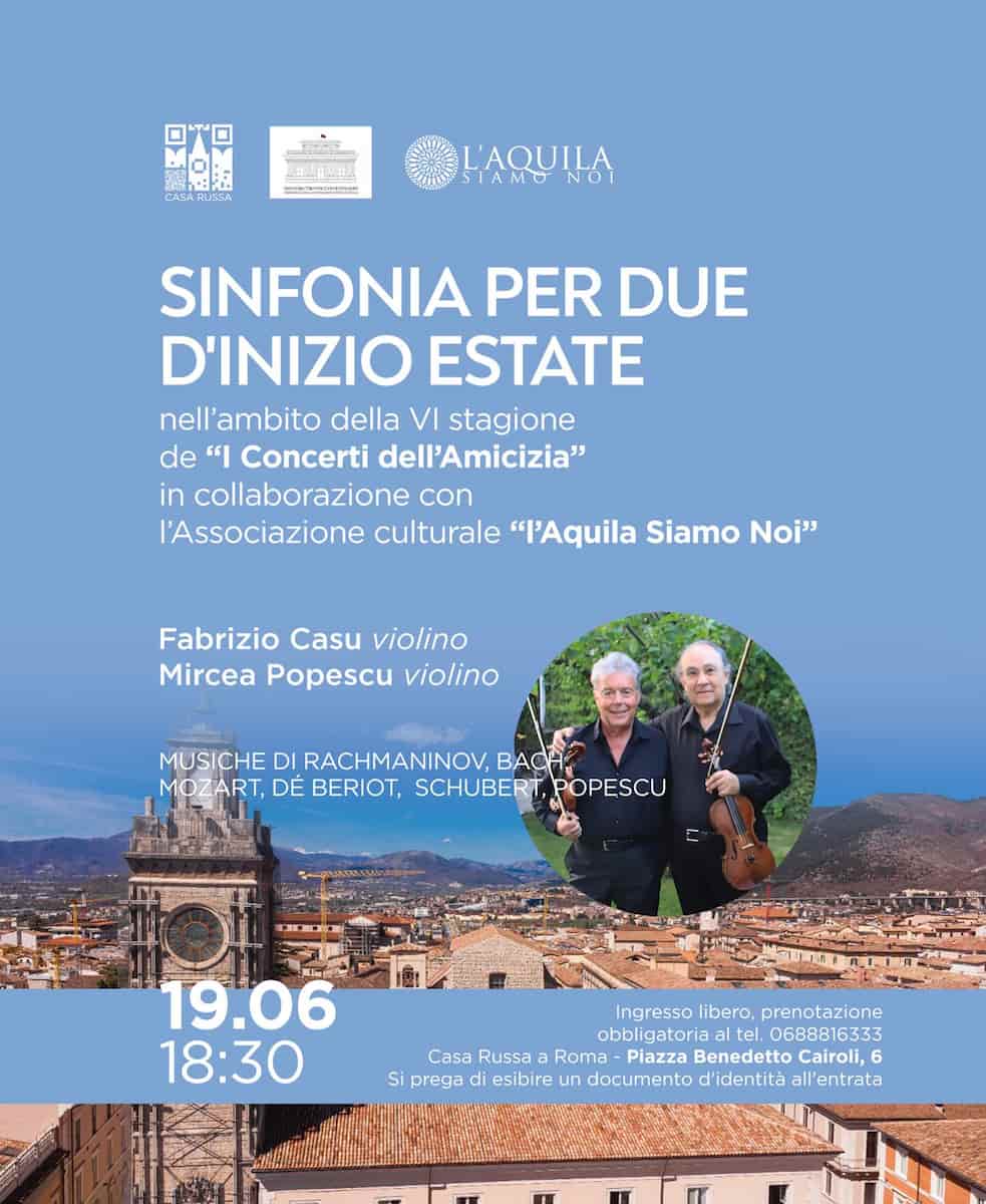 Sinfonia per due d'inizio estate