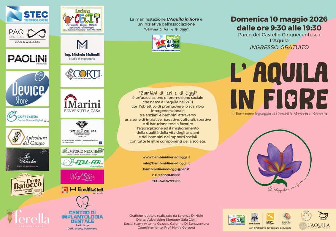 L'Aquila in fiore